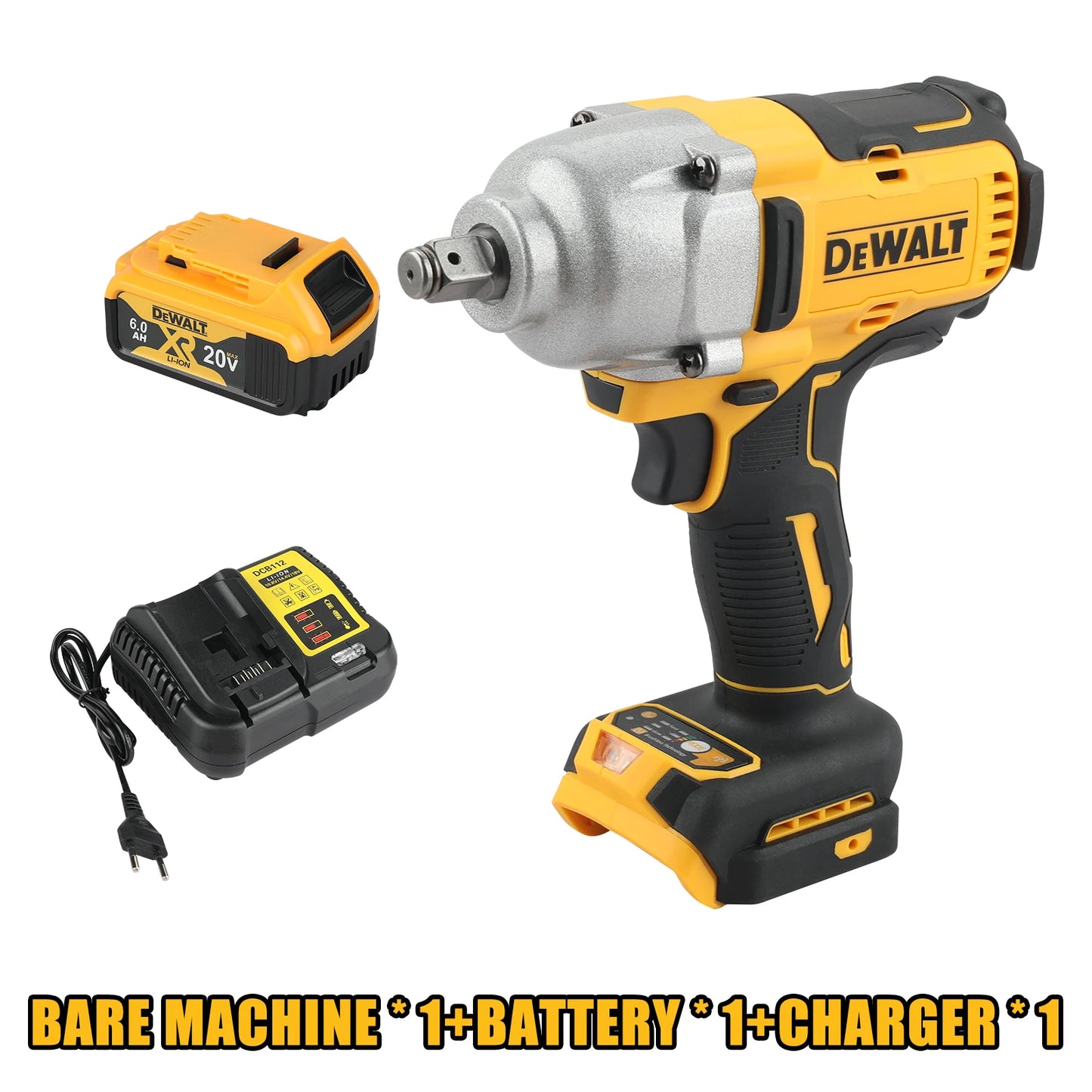 DEWALT DCF900 Brushless Cordless Impact Wrench With Three Speed Adjustment