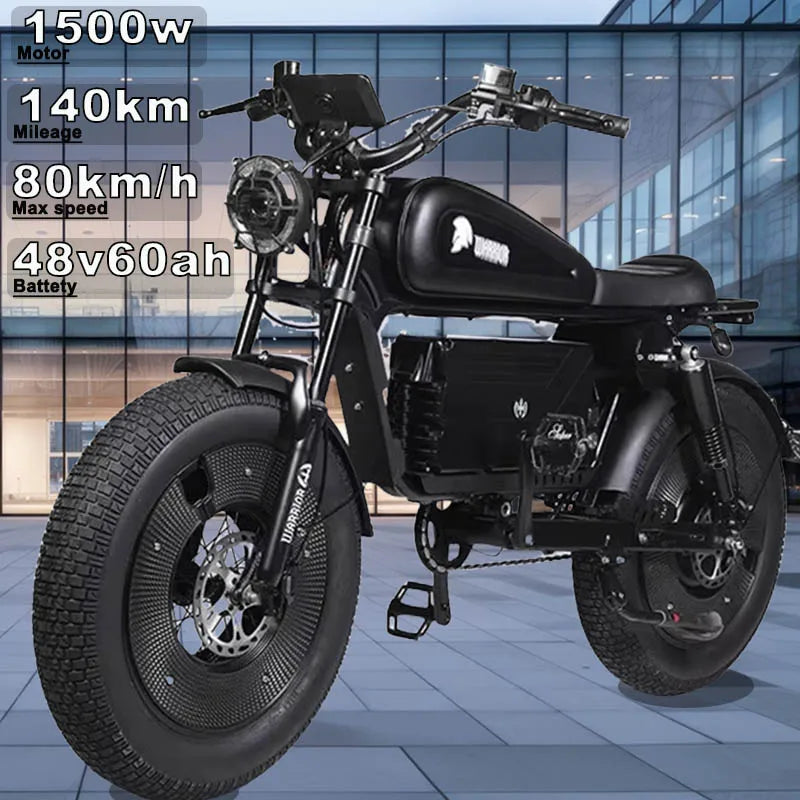 Himoto 3000W Off Road Electric Bicycle 48V 60Ah Fat Tire