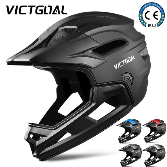 Victgoal Adult Full Face MTB Bicycle Helmet Off Road Safety