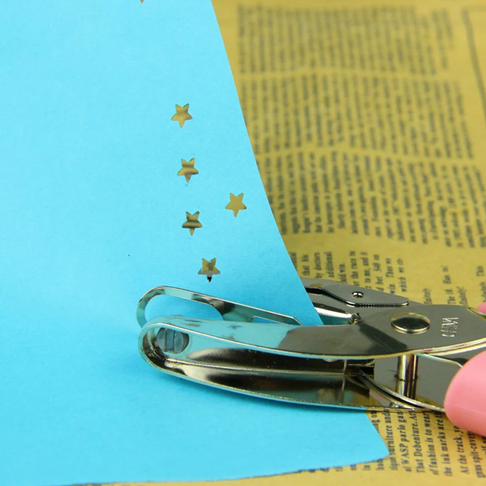 Handheld Hole Puncher for Creative Paper Crafting and Projects