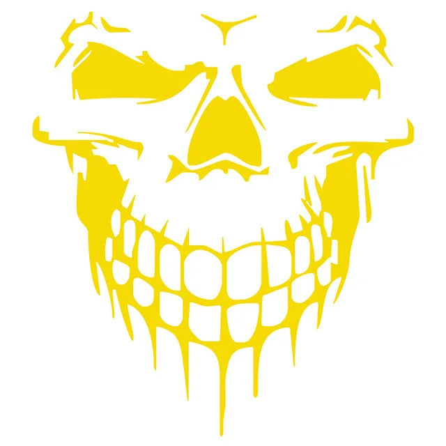Car Sticker Skull Decal Horrific Skeleton Vinyl Removable Waterproof Auto Styling Accessories