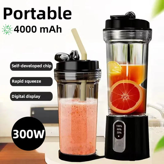 Portable High-Power Juicer For Indoor And Outdoor Use