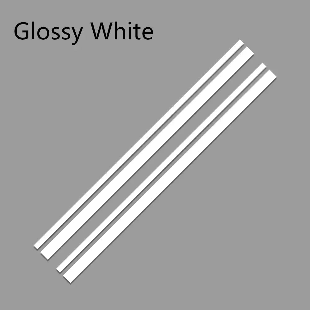 2PCS Universal Car Side Body Waist Line Stickers Auto Accessories for BMW Suzuki Volvo Tesla Skoda Volkswagen Audi Seat Subaru