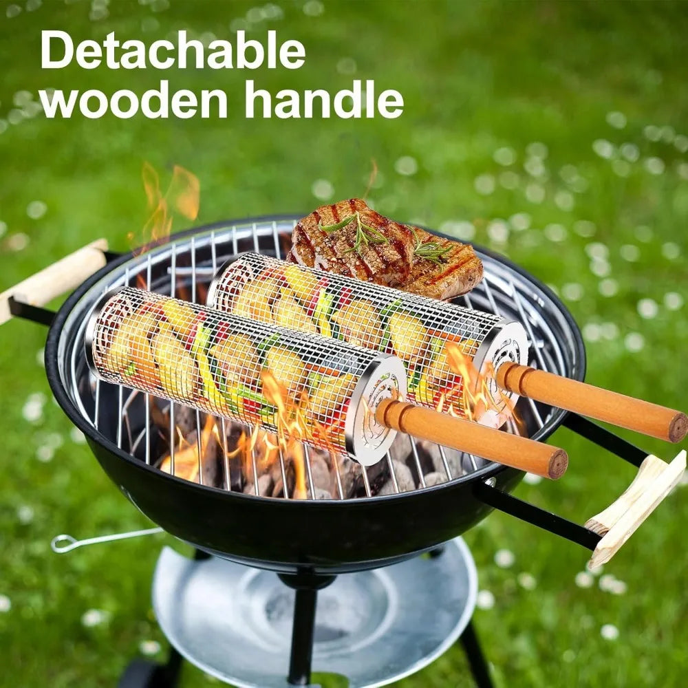 Nesting Grill Baskets For Perfect Barbecue Cooking Every Time