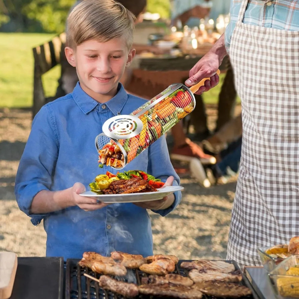 Nesting Grill Baskets For Perfect Barbecue Cooking Every Time