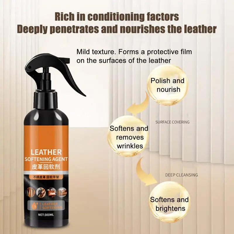 Leather Softener Spray for Shoes and Furniture Care