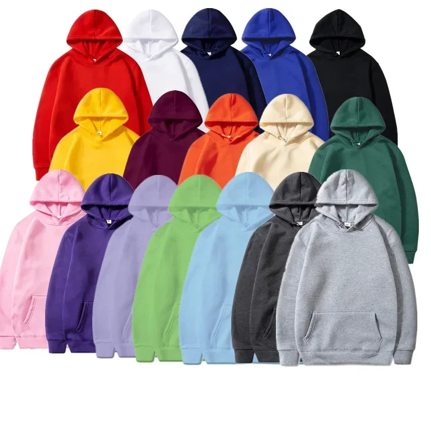 Unisex Hooded Pocket Hoodie Sweatshirt For Casual Fitness
