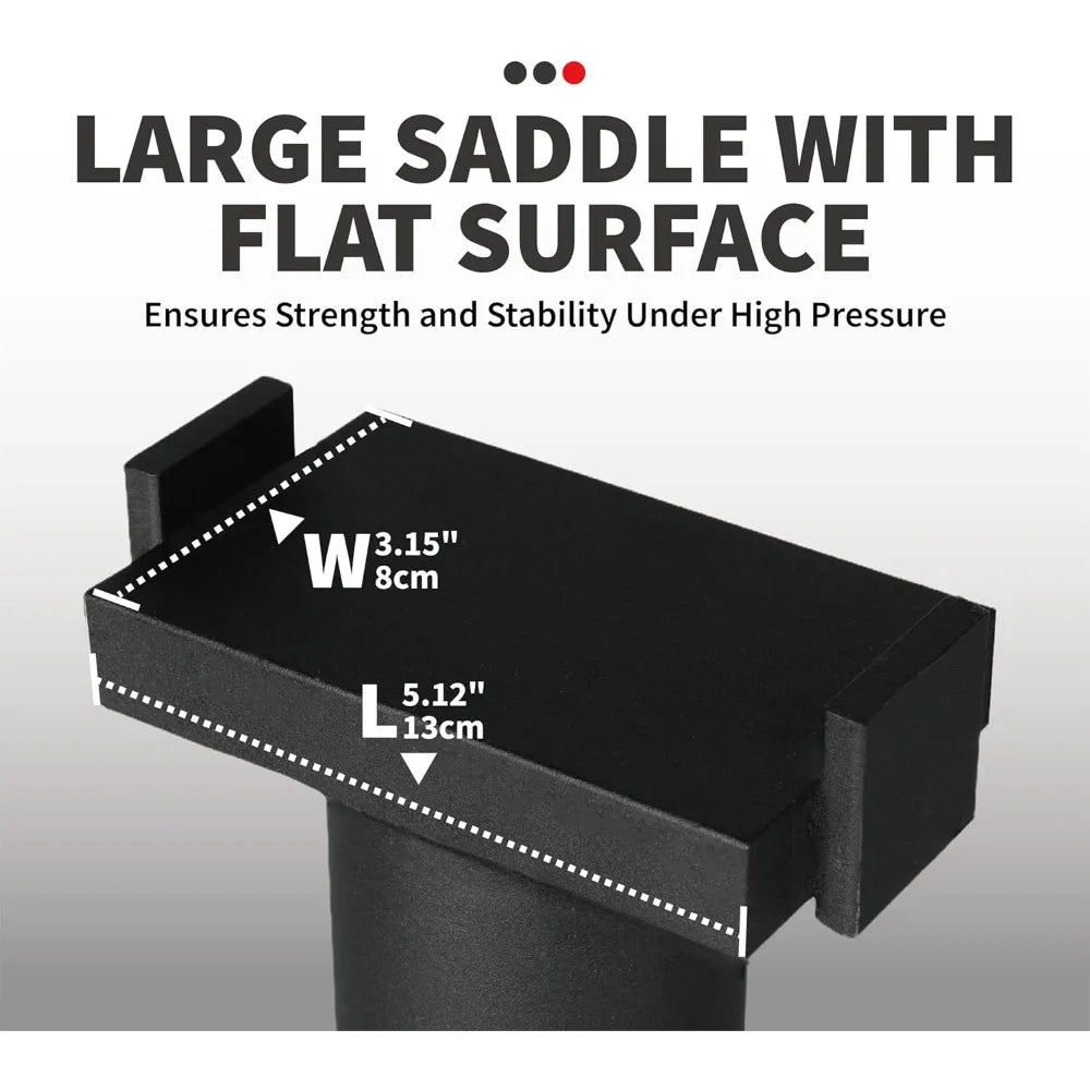 Heavy-Duty Pin Type Adjustable Jack Stands For Trucks And Equipment