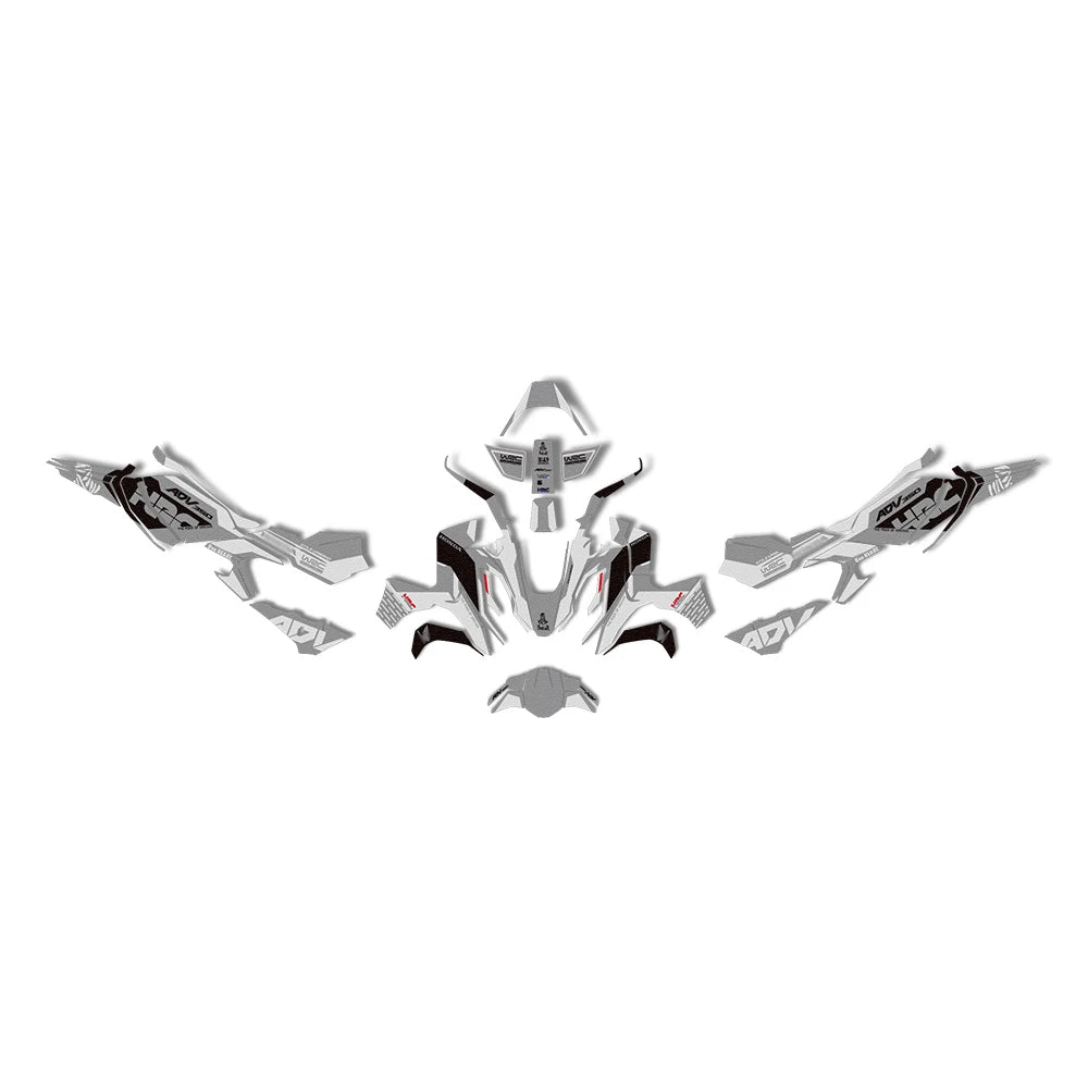 ADV 350 Fairing Protection Graphic Kit Decal Sticker Set