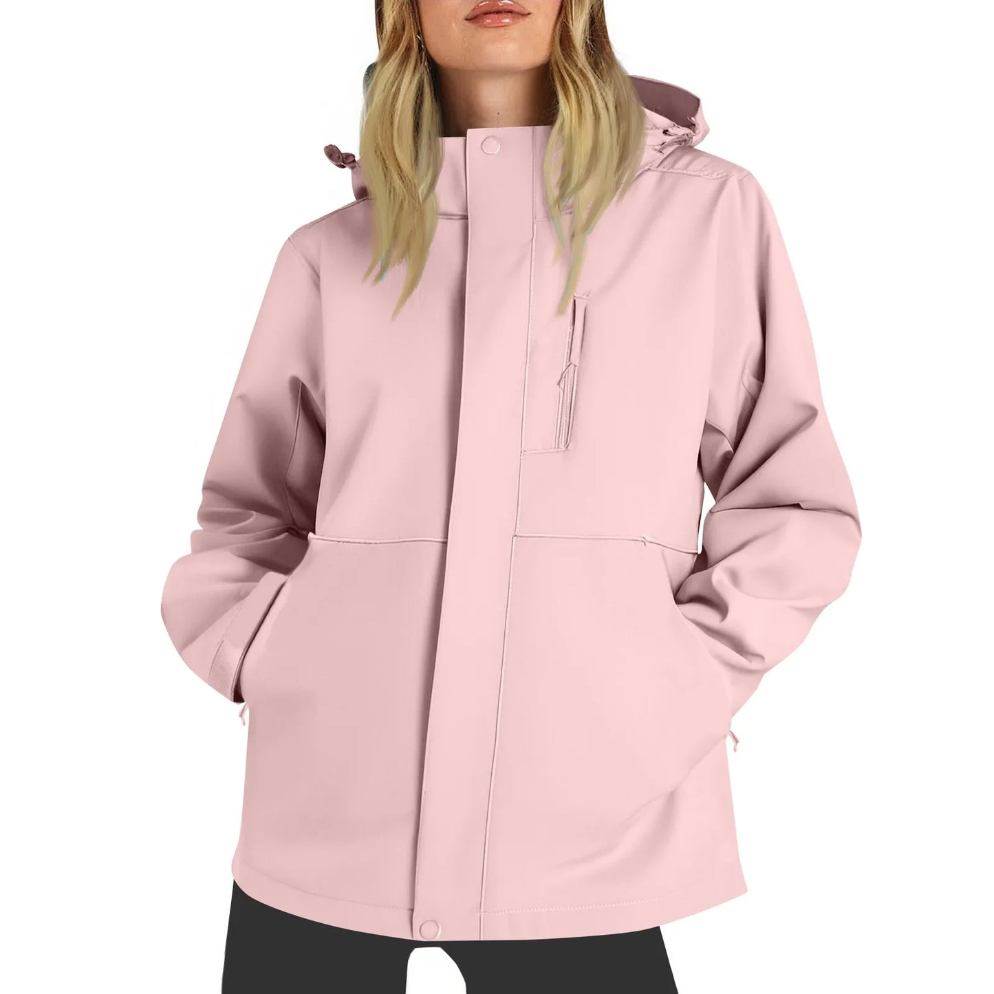 Womens Windproof Waterproof Climbing Jacket With Hood