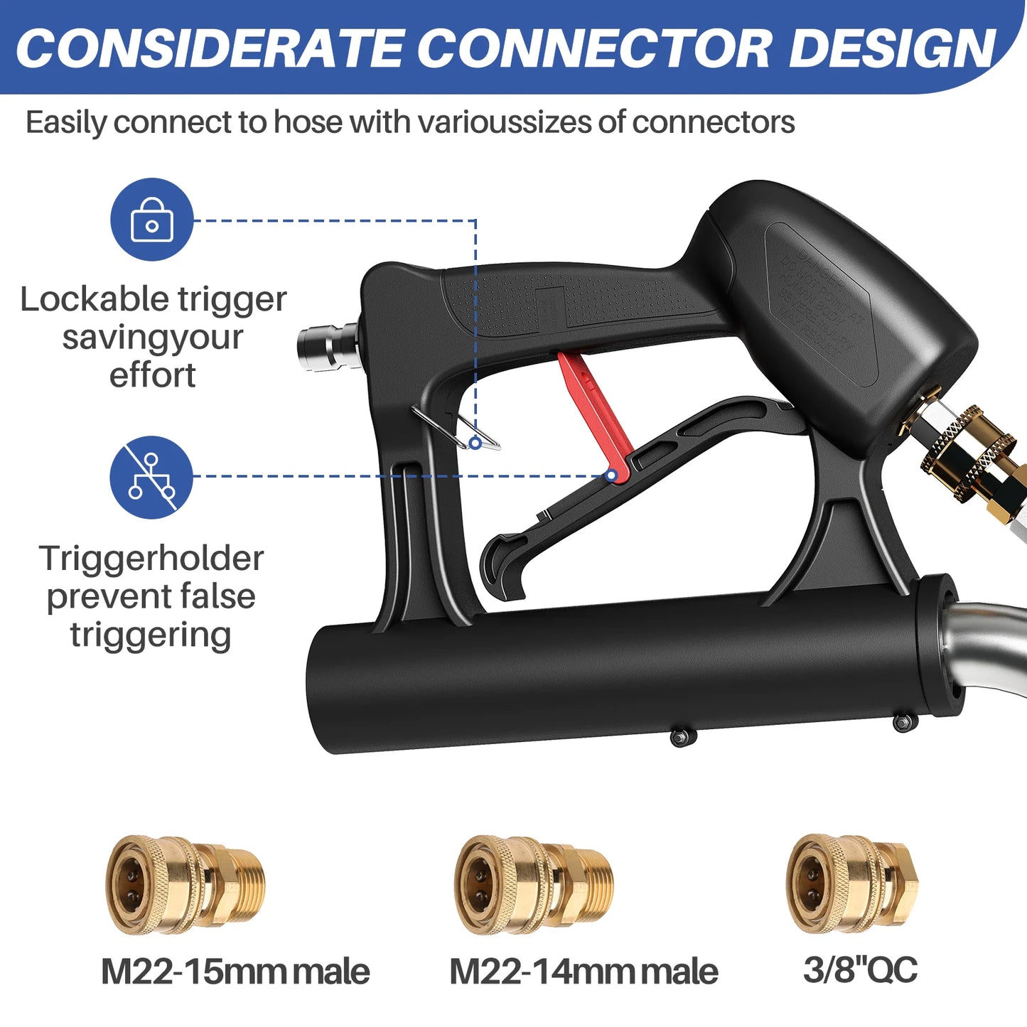 Roomark 4000 PSI Pressure Washer Surface Cleaner For Driveways Patios