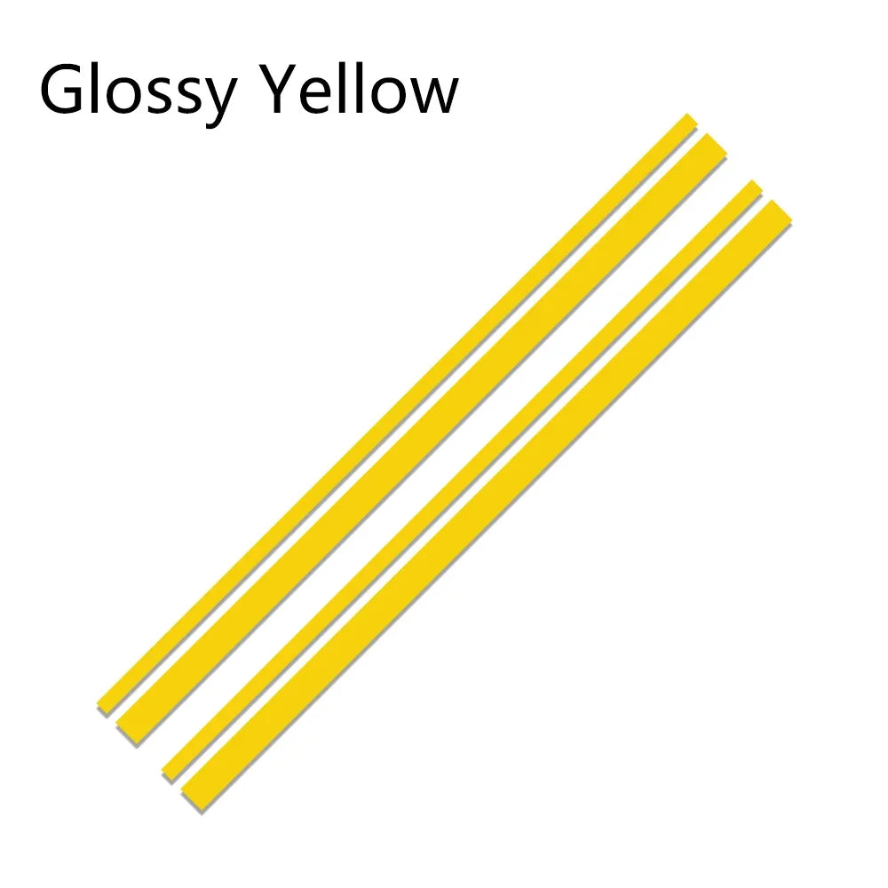 2PCS Universal Car Side Body Waist Line Stickers Auto Accessories for BMW Suzuki Volvo Tesla Skoda Volkswagen Audi Seat Subaru