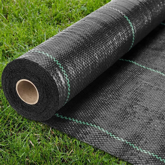 Weed Barrier Fabric Heavy Duty Woven Weed Control Fabric Non Slip Outdoor Rubber Floor Mats Polyethylene Ground Cover