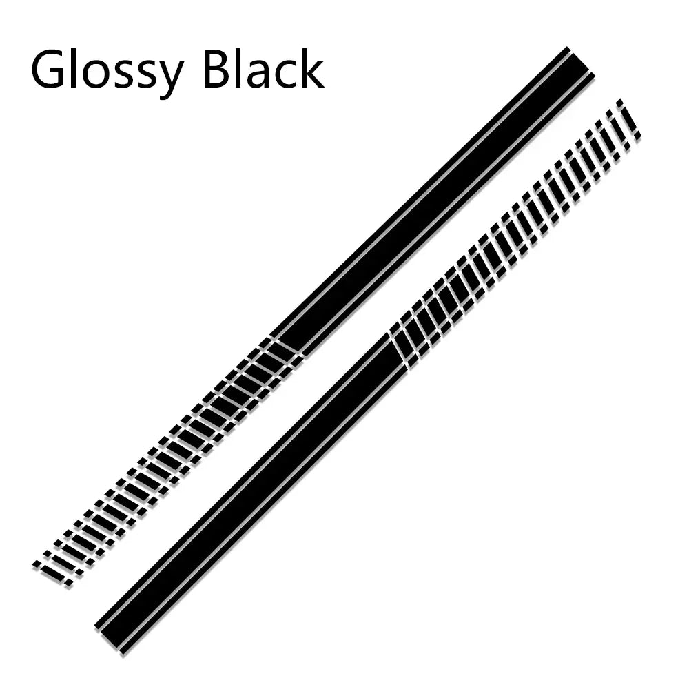 2PCS Universal Car Body Long Stripe Sticker Auto Accessories for Suzuki Volvo Tesla Skoda VW Volkswagen Smart Seat Subaru Toyota