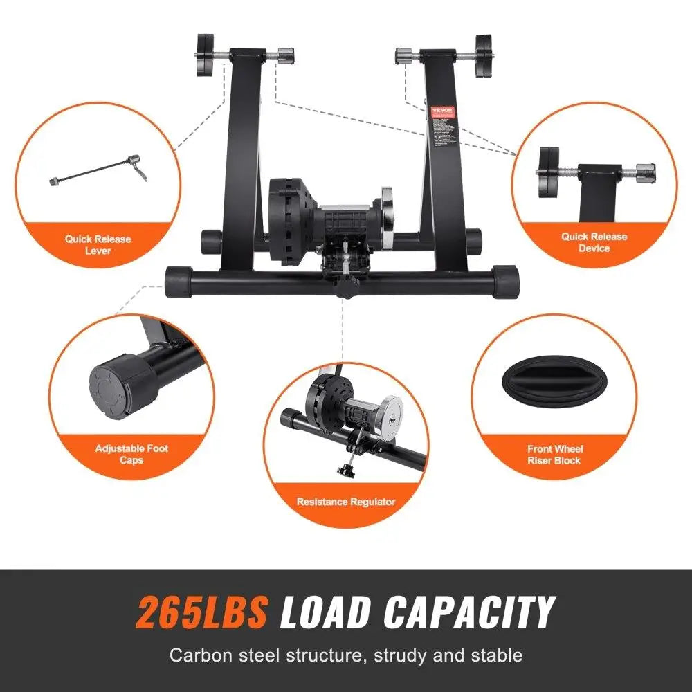 Portable Magnetic Bike Trainer for Effortless Indoor Cycling Experience