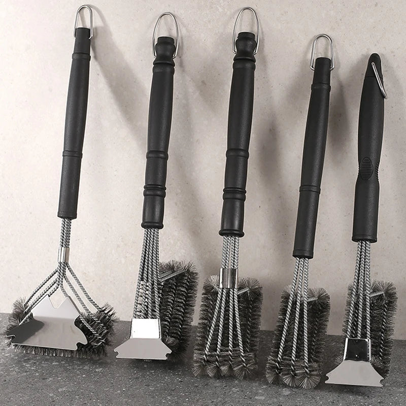 Stainless Steel Barbecue Grill Brush for Effortless Cleaning