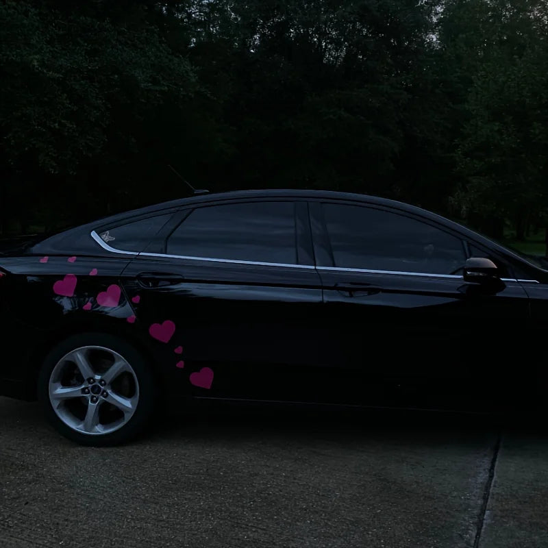 Choice Hearts Car Stickers Self Adhesive Vinyl Decals