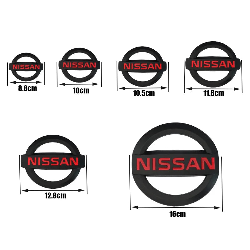 Nissan 3D Car Emblem Sticker ABS Front Rear Logo Trunk