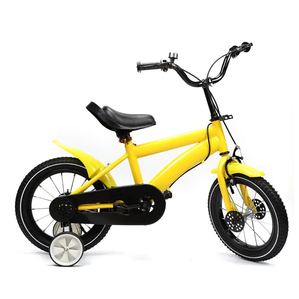 Children's Bicycle with Safety Training Wheels for Boys and Girls