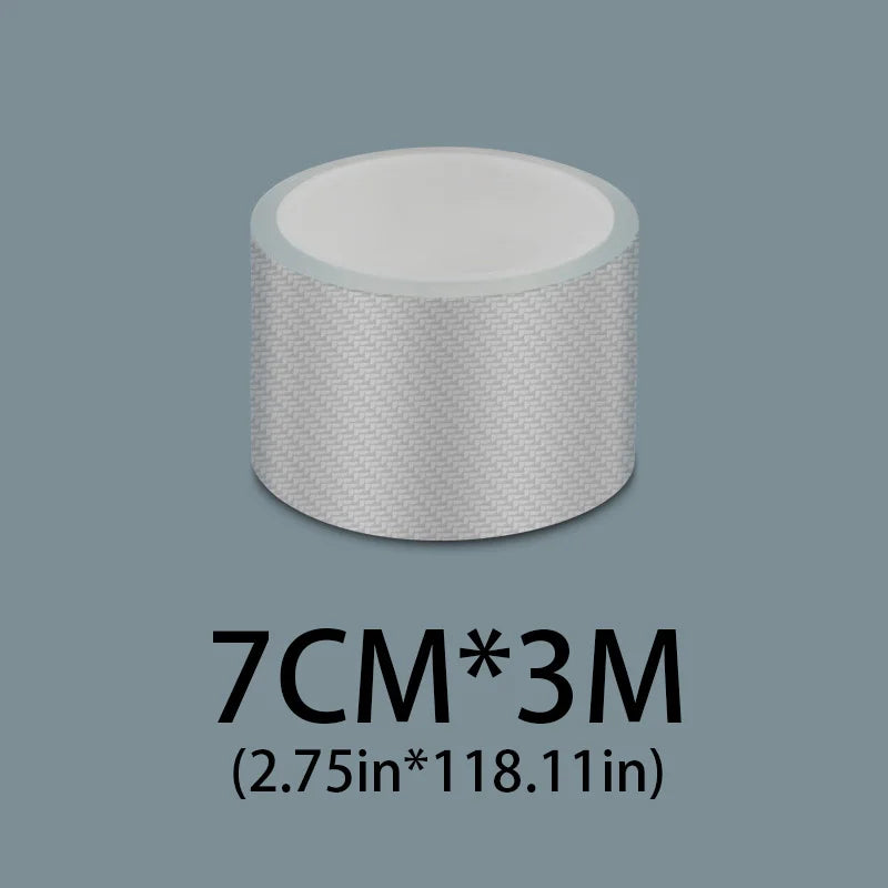 Transparent Carbon Fiber Car Trim Bumper Door Sill Film Anti Scratch Guard Sticker Strip Invisible Body Film