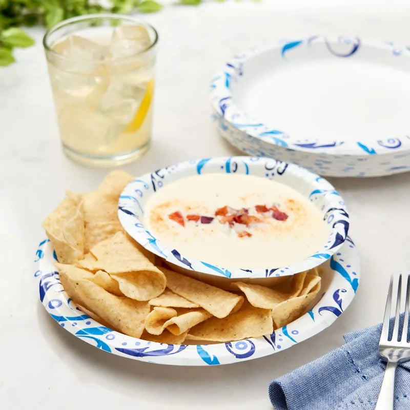 Everyday Disposable Paper Plates for Parties and Events