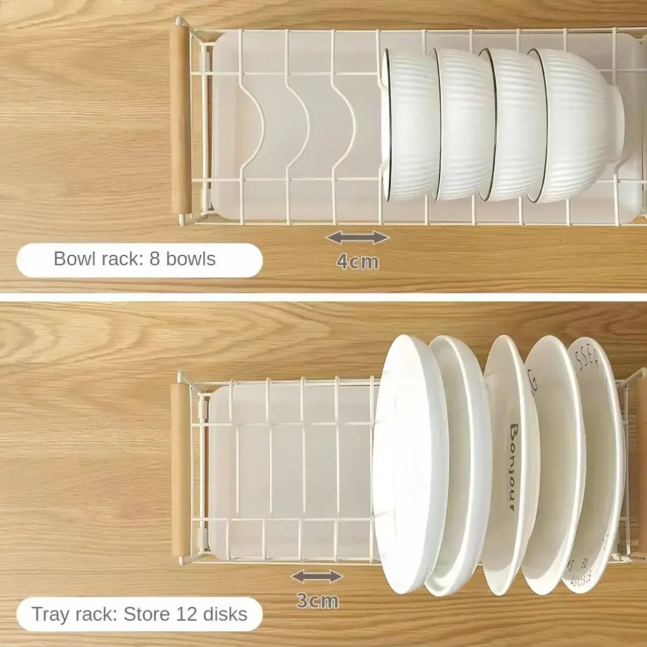 Choice Kitchen Rack Organizer Perforation Free Drain