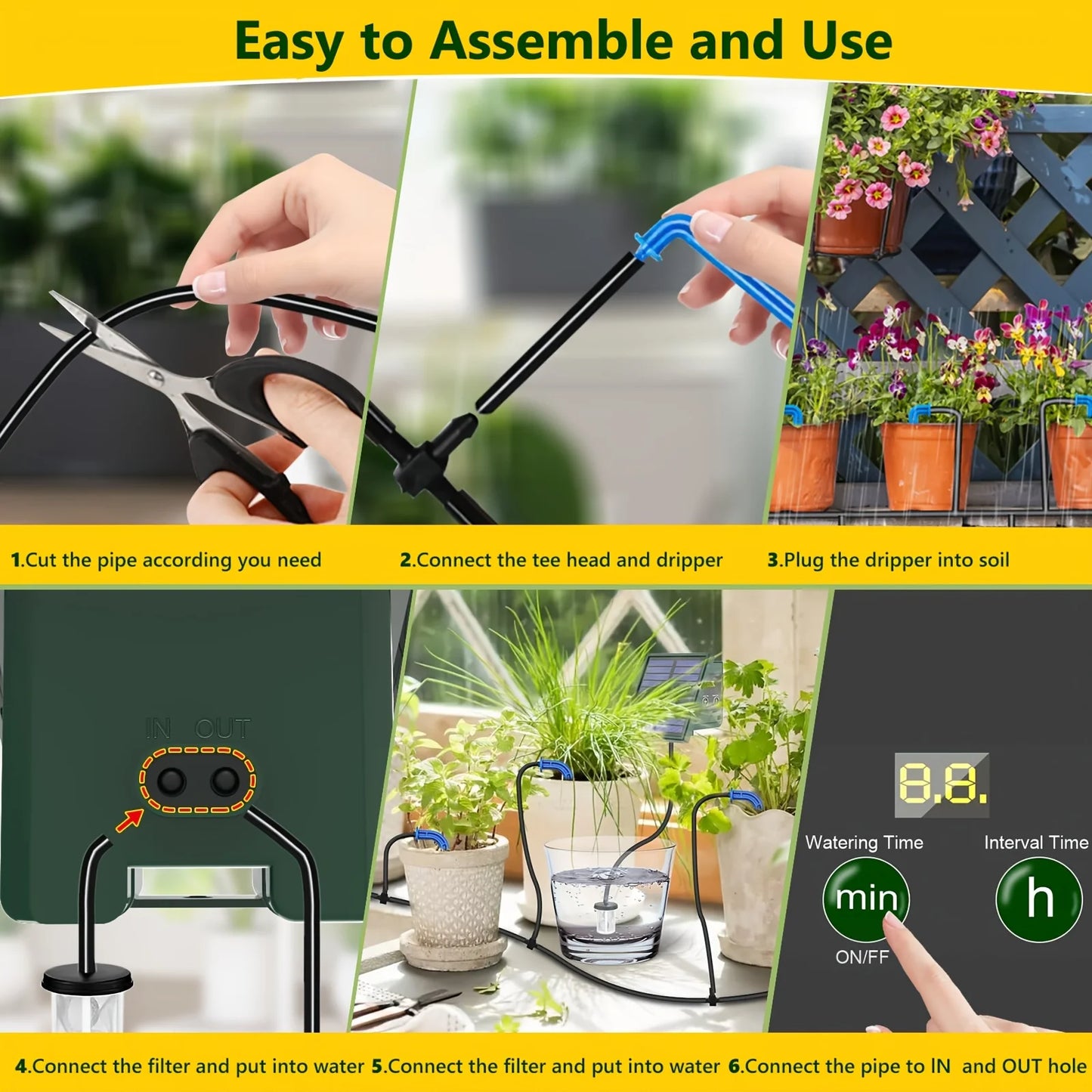 DIY Solar Drip Irrigation System for Hassle-Free Plant Care
