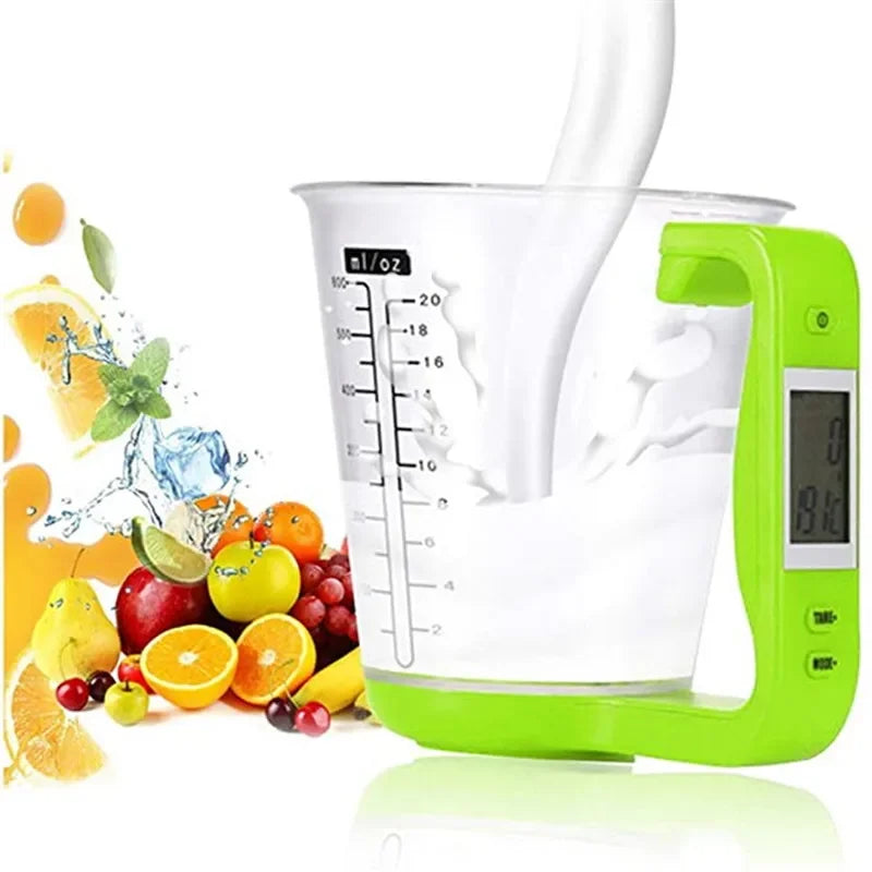 LCD Display Digital Measuring Cup with Large Capacity Beaker