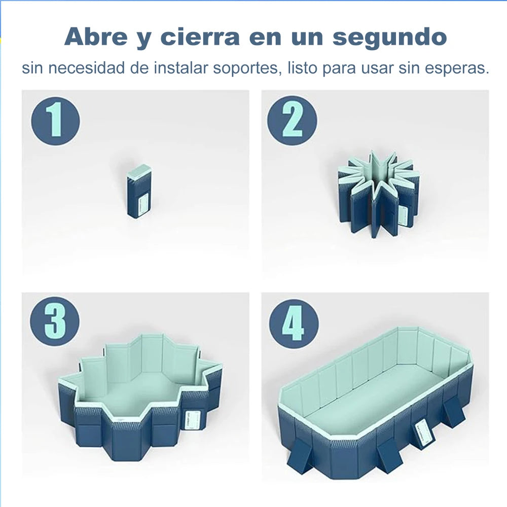 Family Pool Foldable Outdoor Swimming Pool for Summer Fun