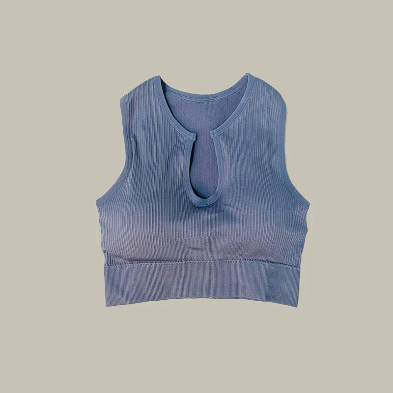 Seamless Yoga Set for Women - High Waist Leggings and Bra